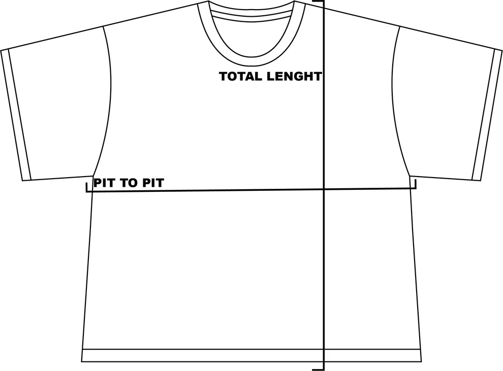 T-shirt size guide